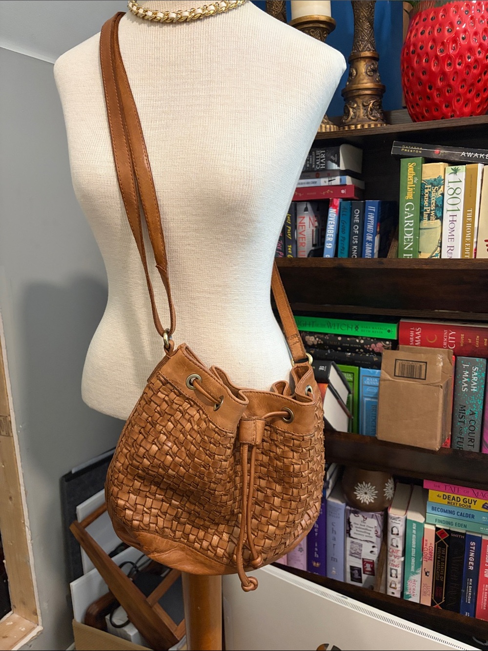Leather crossbody purse - Picture 1 of 4